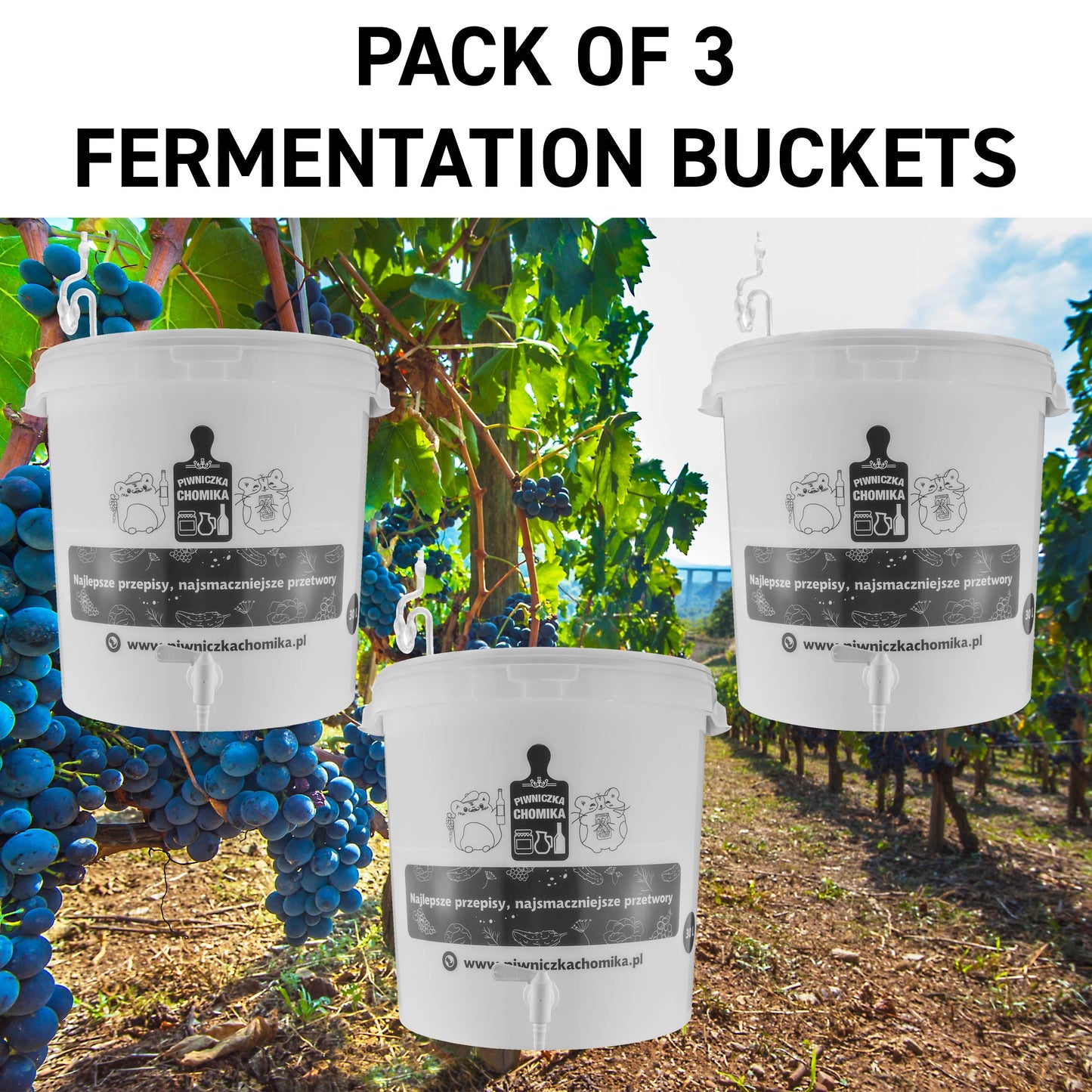 Home Brew Bucket 30L with Tap DIY Workshop Accessory Home and Garden Use