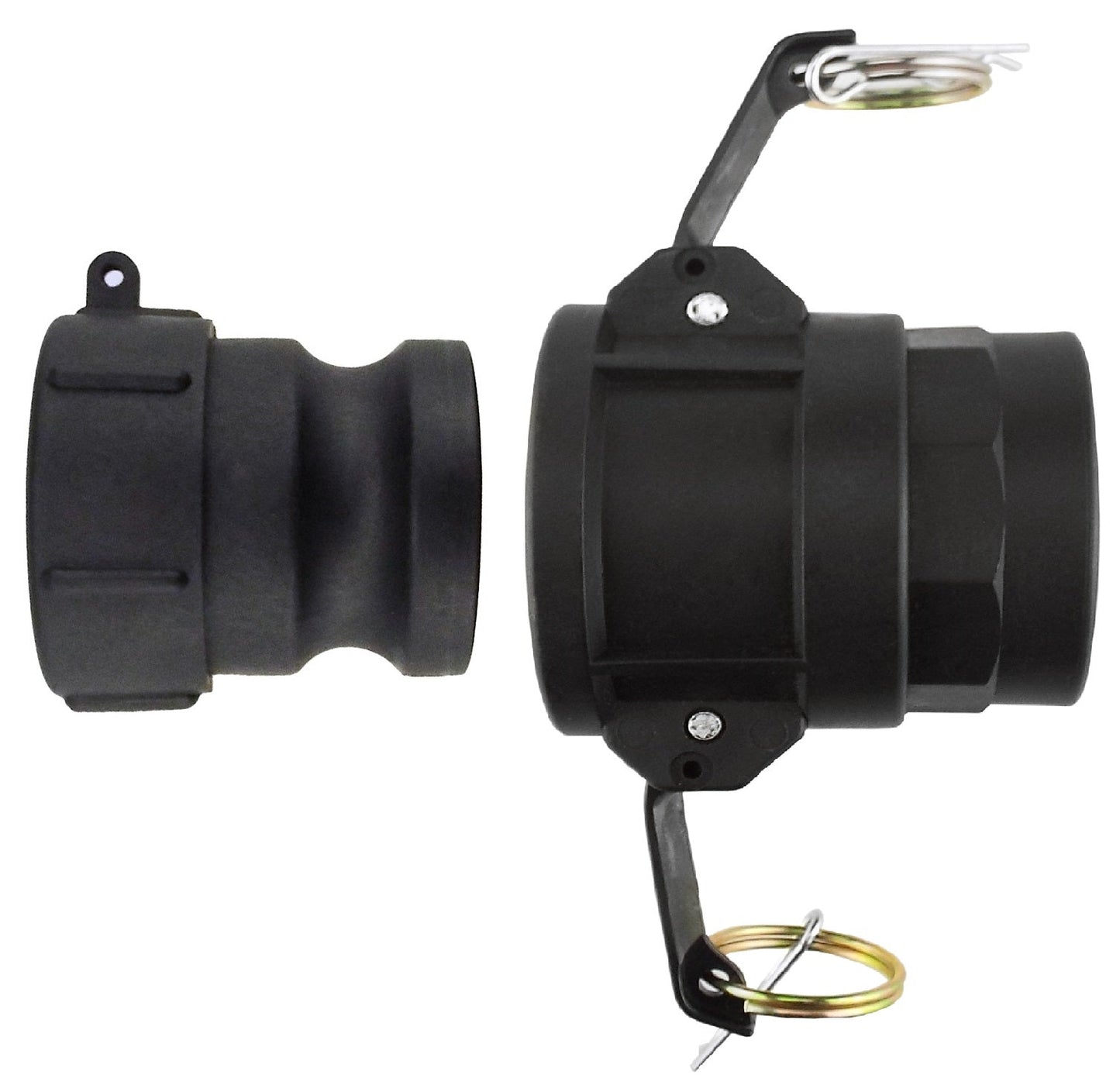 IBC 2 S60X6 - 1 Camlock Fitting with 1 Type D Camlock for DIY Workshop Accessory
