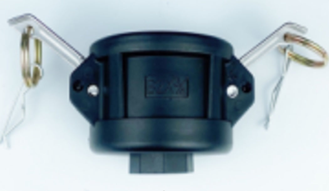 Camlock Type D Reducing 2in - 3/4in BSPF Water Connector Stainless Steel Fitting