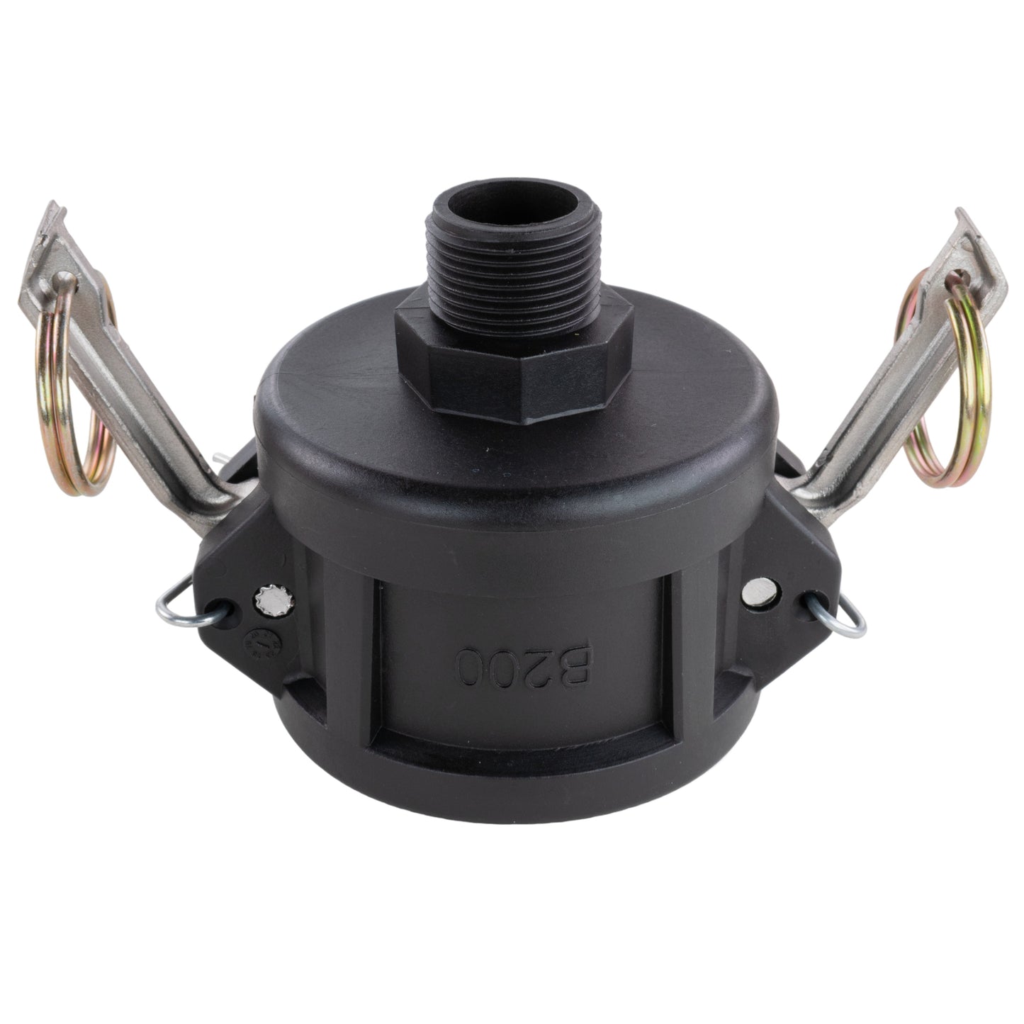 Camlock Type B Reducing 2in - 3/4in BSPM Water Connector Stainless Steel Fitting