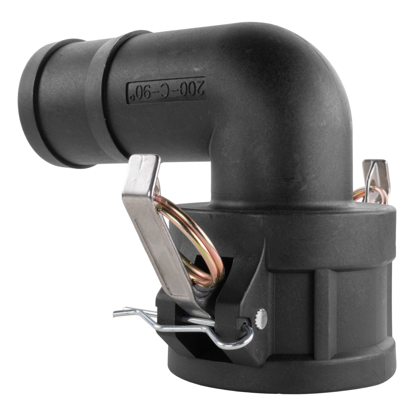 Camlock 90-Degree Female Elbow 3in Barb Stainless Steel Fitting Camlock Coupling