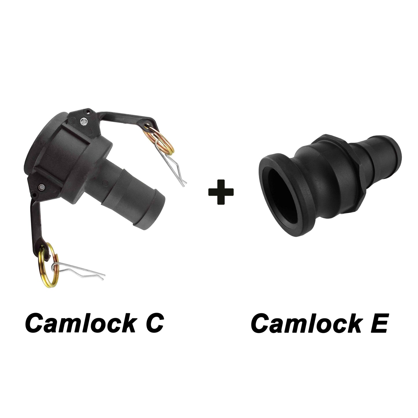 Camlock Type C + E Pipe and Water Fitting Garden Water Connector