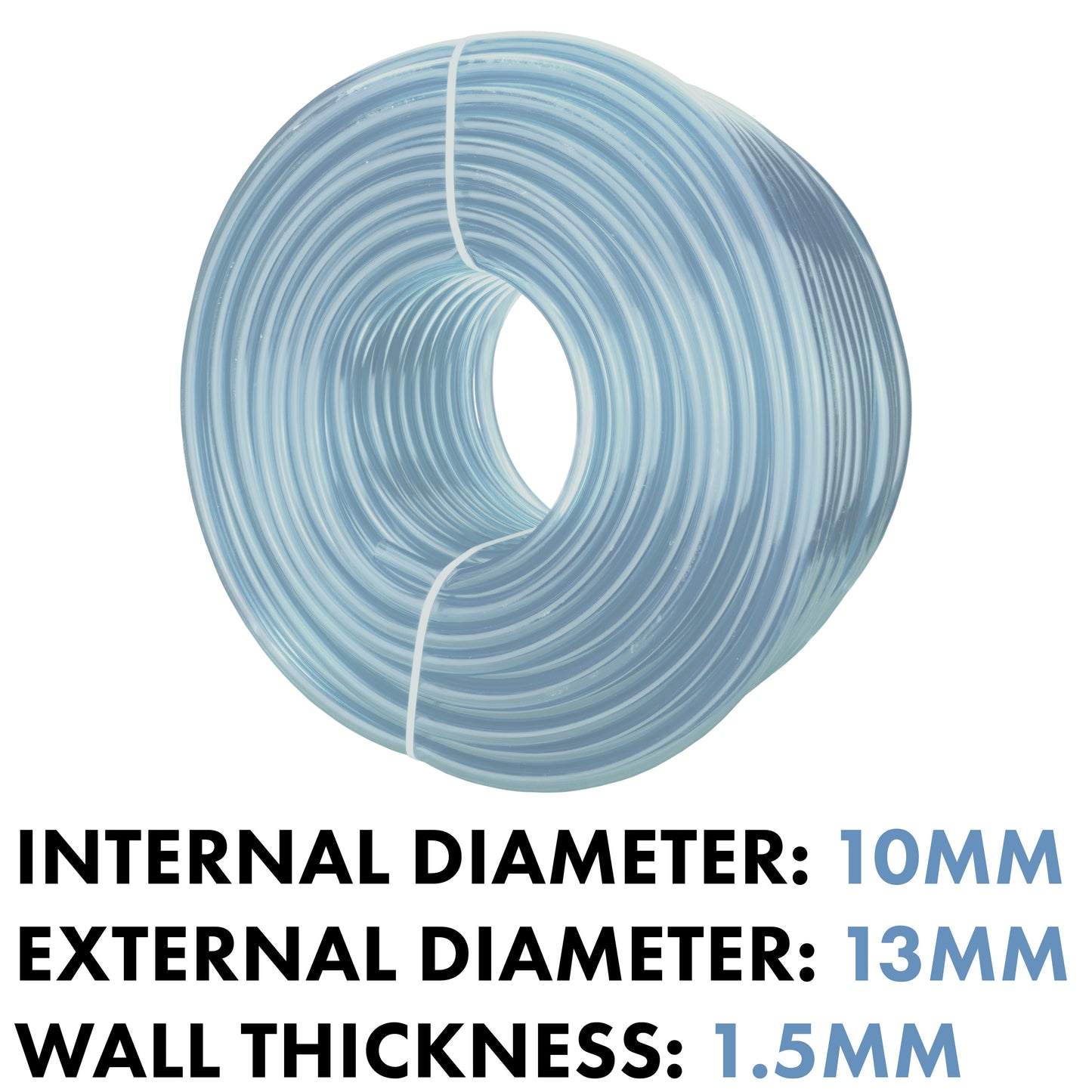 Clear PVC Pipe 10mm*13mm Pipe and Water Fitting Garden Water Connector