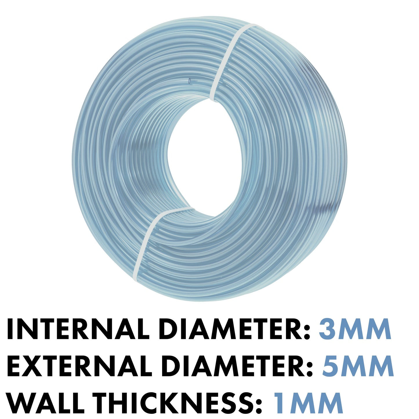 Clear PVC Pipe 3mm*5mm Pipe and Water Fitting Garden Water Connector