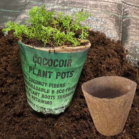 Coco Coir, Natural Growing Pot DIY Tool Accessory Home and Garden Use