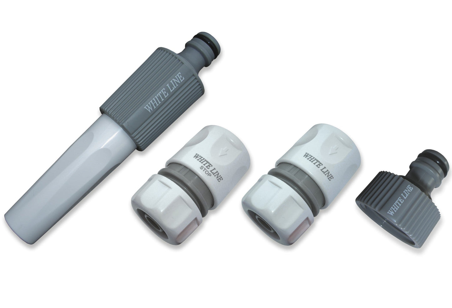 Hose Connectors Set With Nozzle WL Pipe and Water Fitting Garden Water Connector