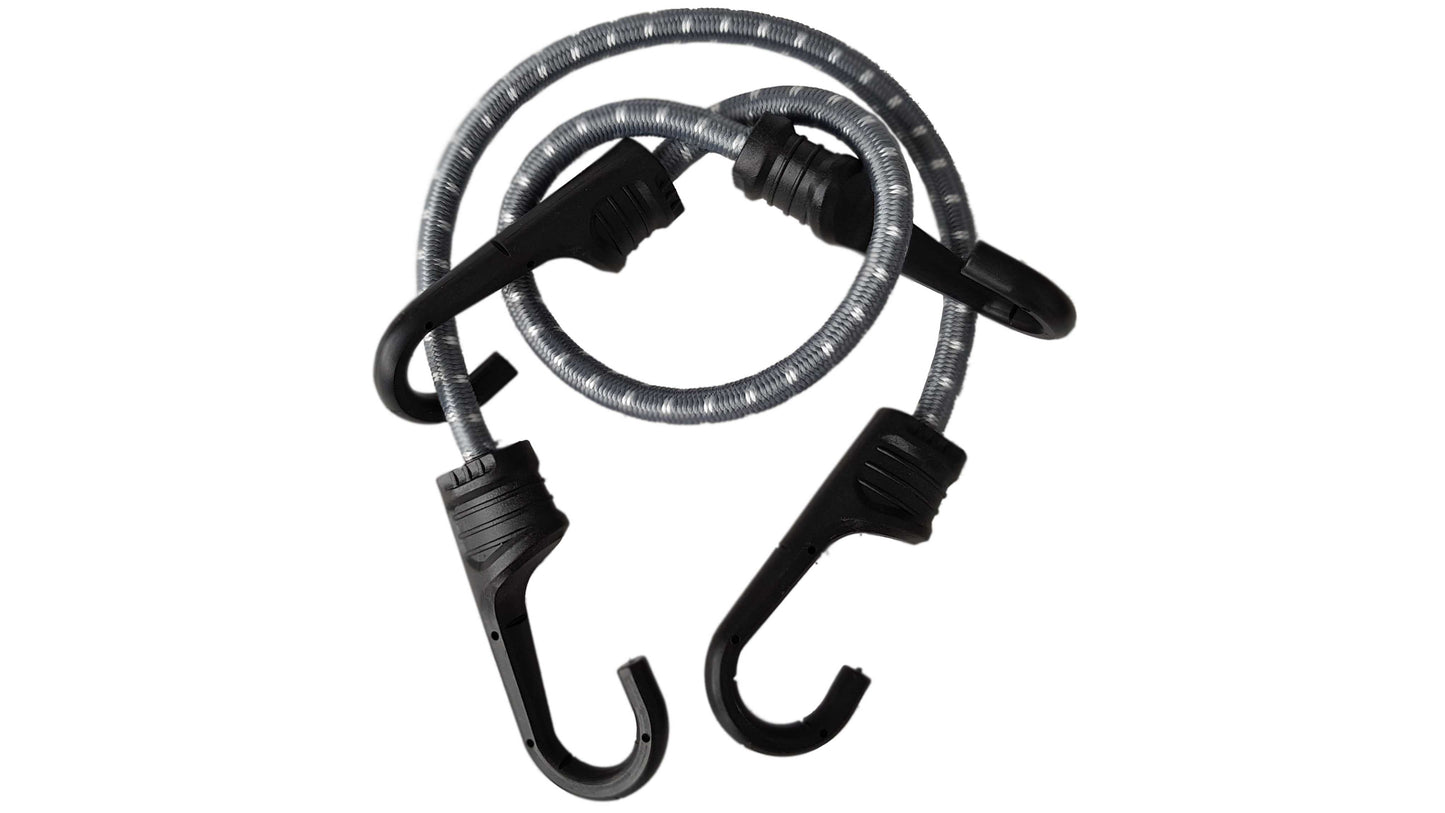 AP Supplies Bungee Cord Hook with PVC-coated Metal Hooks 40cm