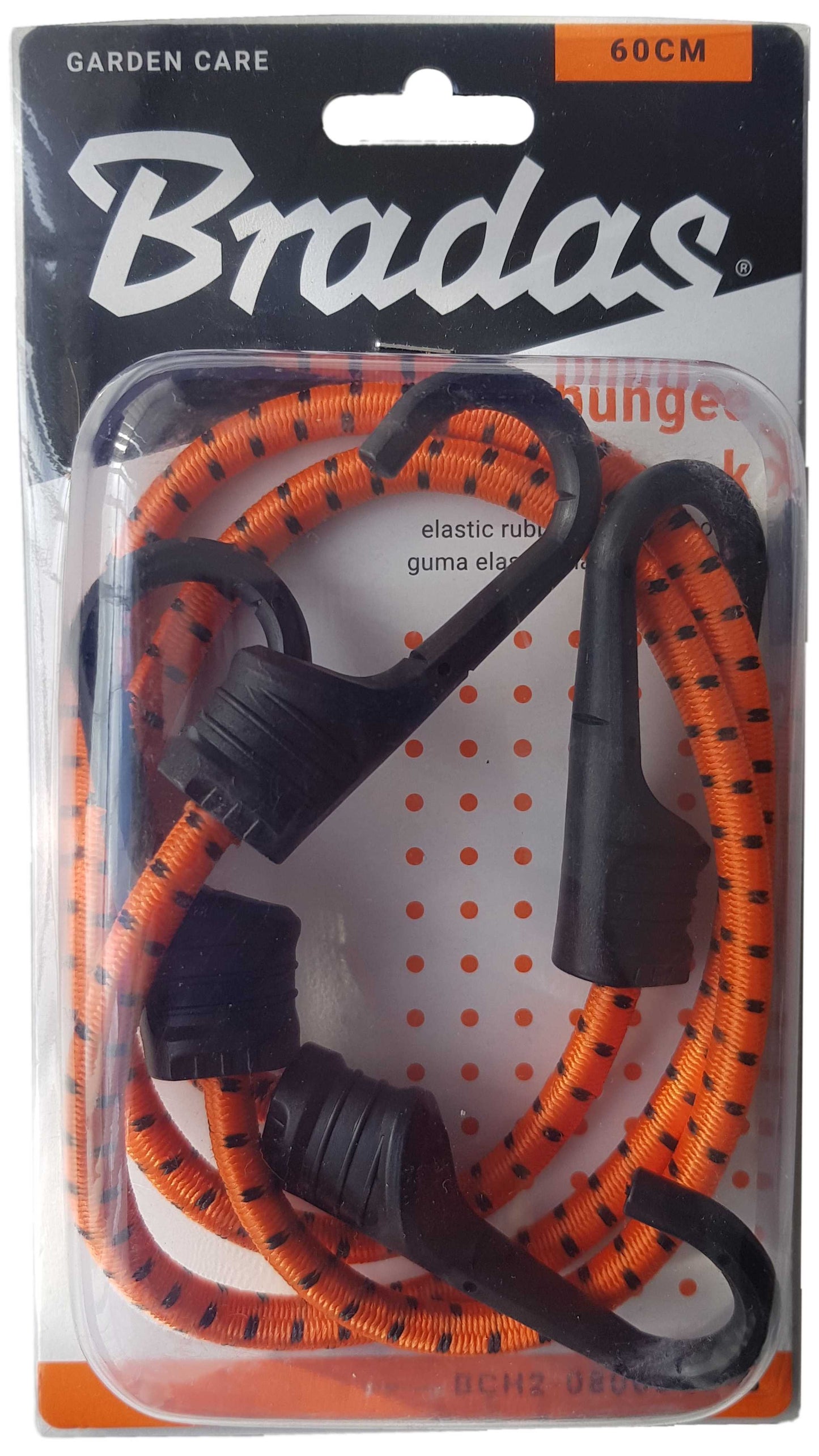 AP Supplies Bungee Cord Hook with PVC-coated Metal Hooks 60cm