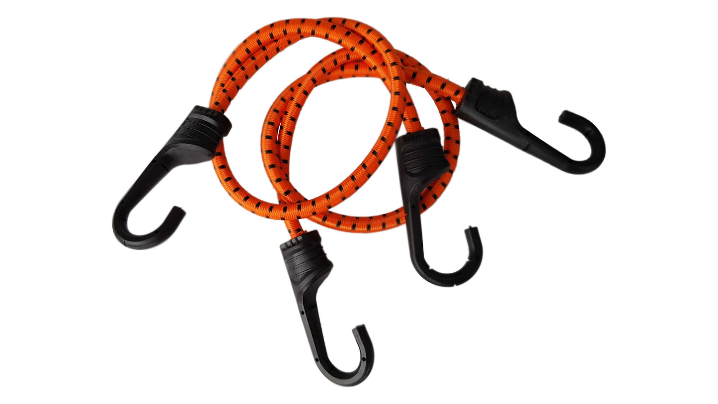 AP Supplies Bungee Cord Hook with PVC-coated Metal Hooks 60cm