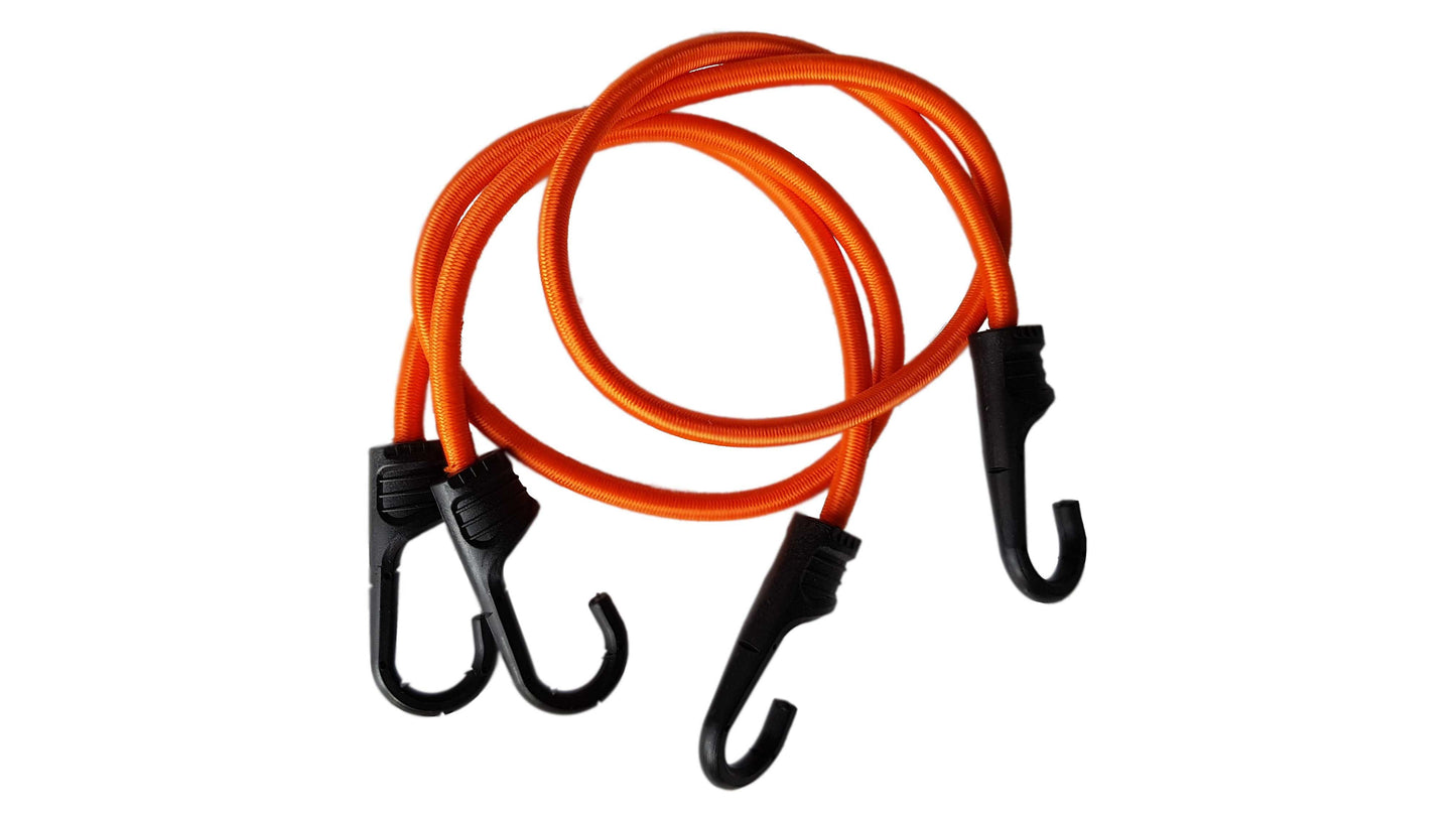 AP Supplies Bungee Cord Hook with PVC-coated Metal Hooks 80cm