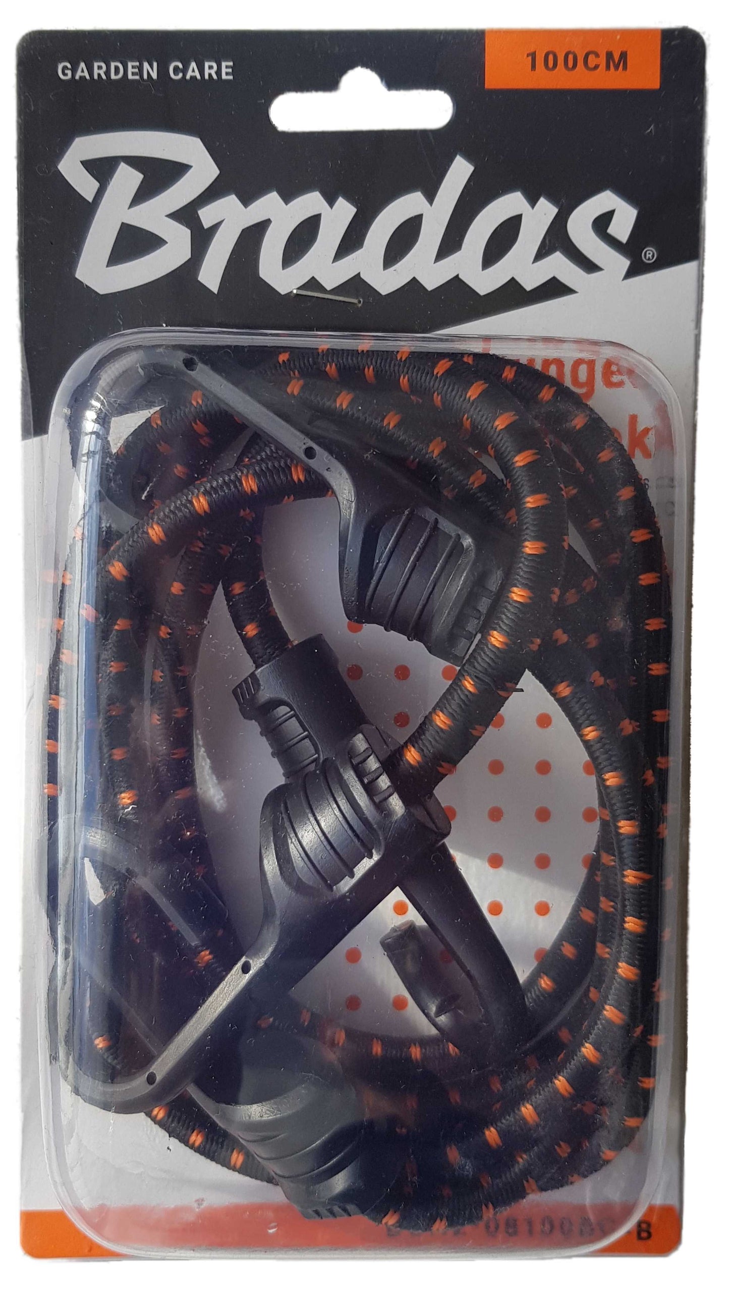 AP Supplies Bungee Cord Hook with PVC-coated Metal Hooks 100cm