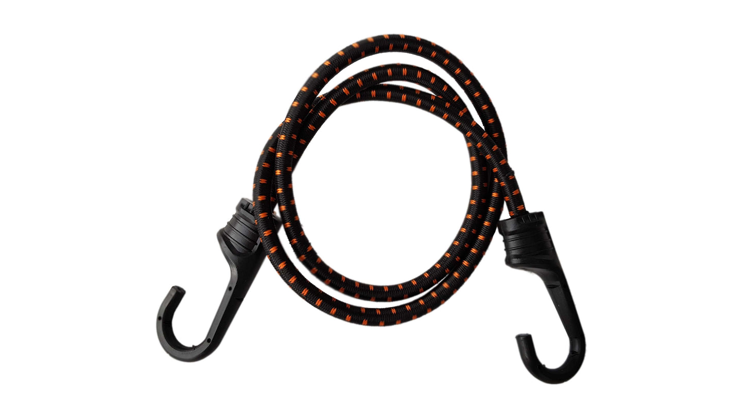 AP Supplies Bungee Cord Hook with PVC-coated Metal Hooks 100cm