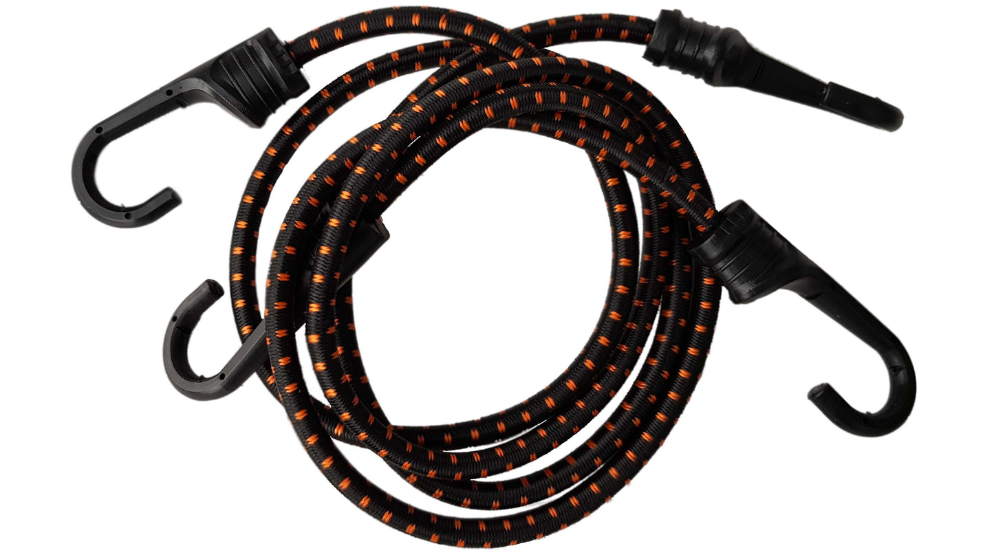 AP Supplies Bungee Cord Hook with PVC-coated Metal Hooks 100cm