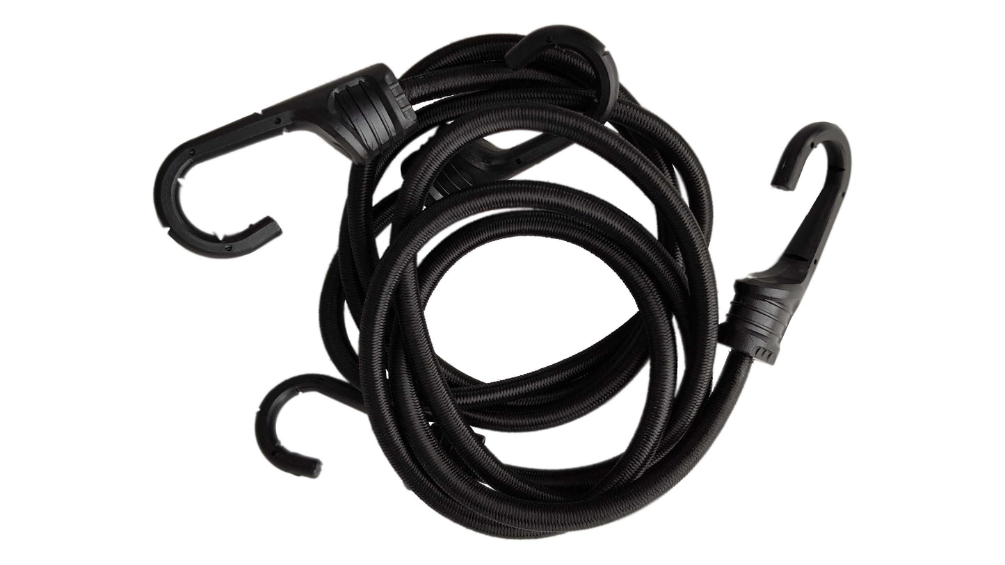 AP Supplies Bungee Cord Hook with PVC-coated Metal Hooks 120cm
