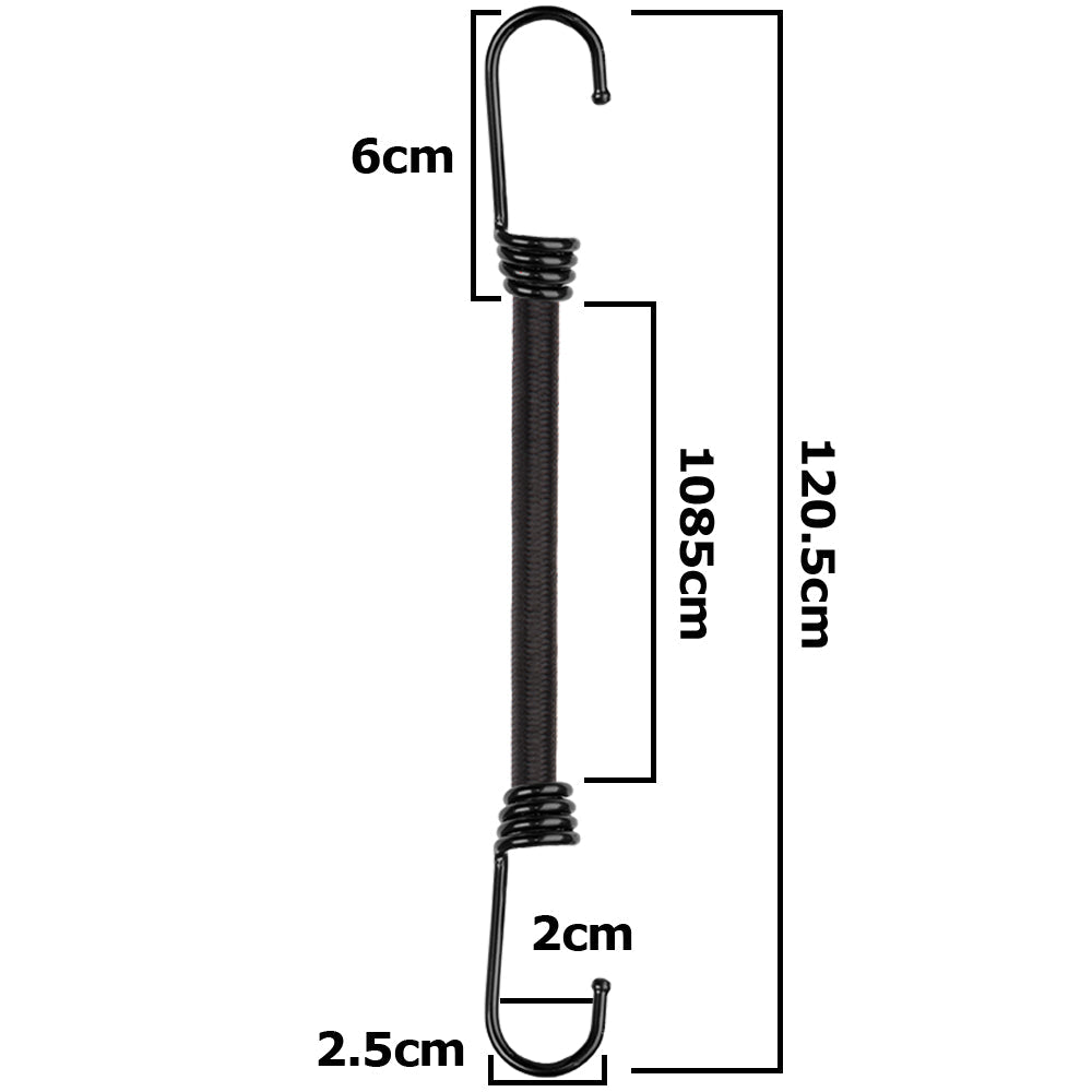 Bungee Cord Hook Metal 120cm DIY Workshop Accessory Waterproof Sheet