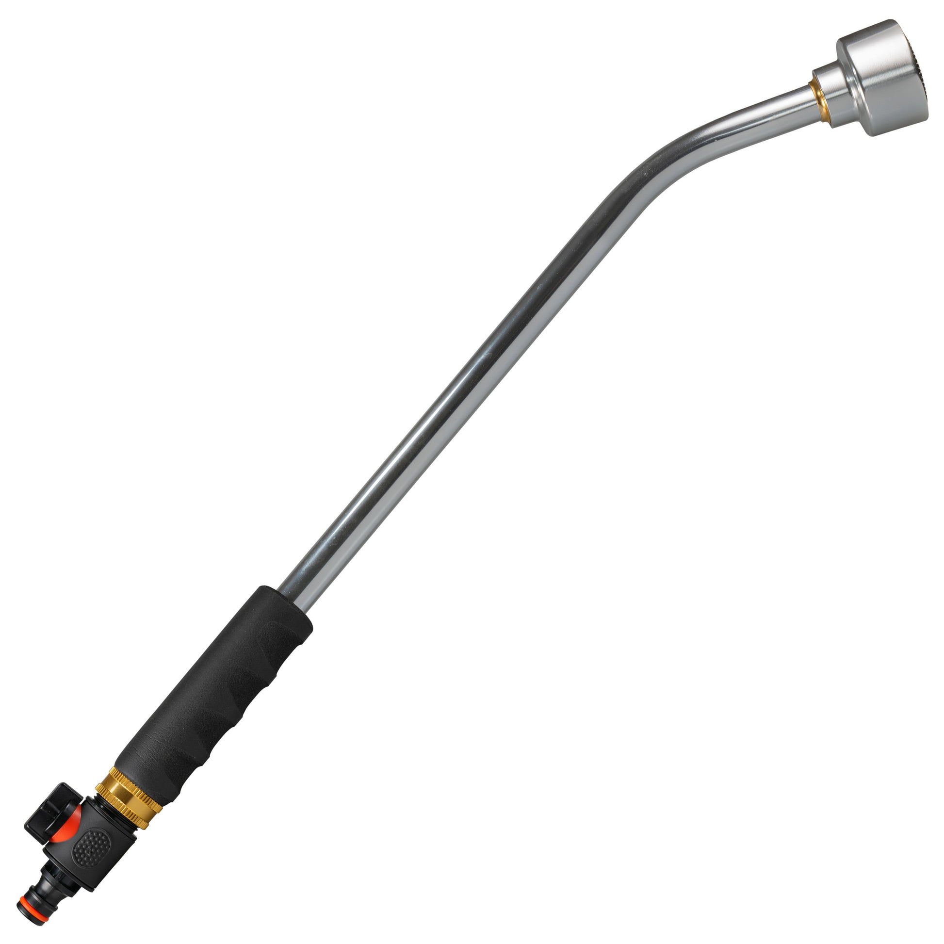 AP Supplies 50cm Garden Watering Lance with Quick Connect Valve (Black)