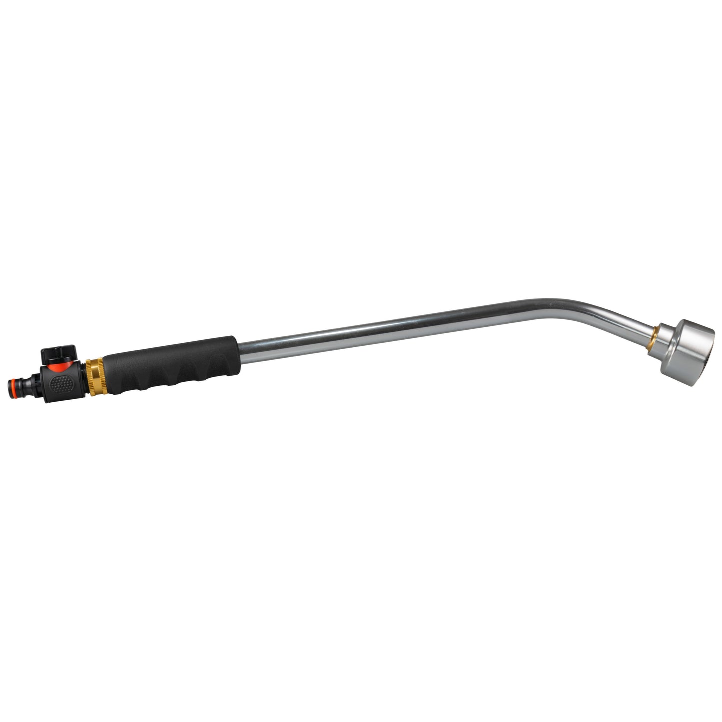 AP Supplies 50cm Garden Watering Lance with Quick Connect Valve (Black)