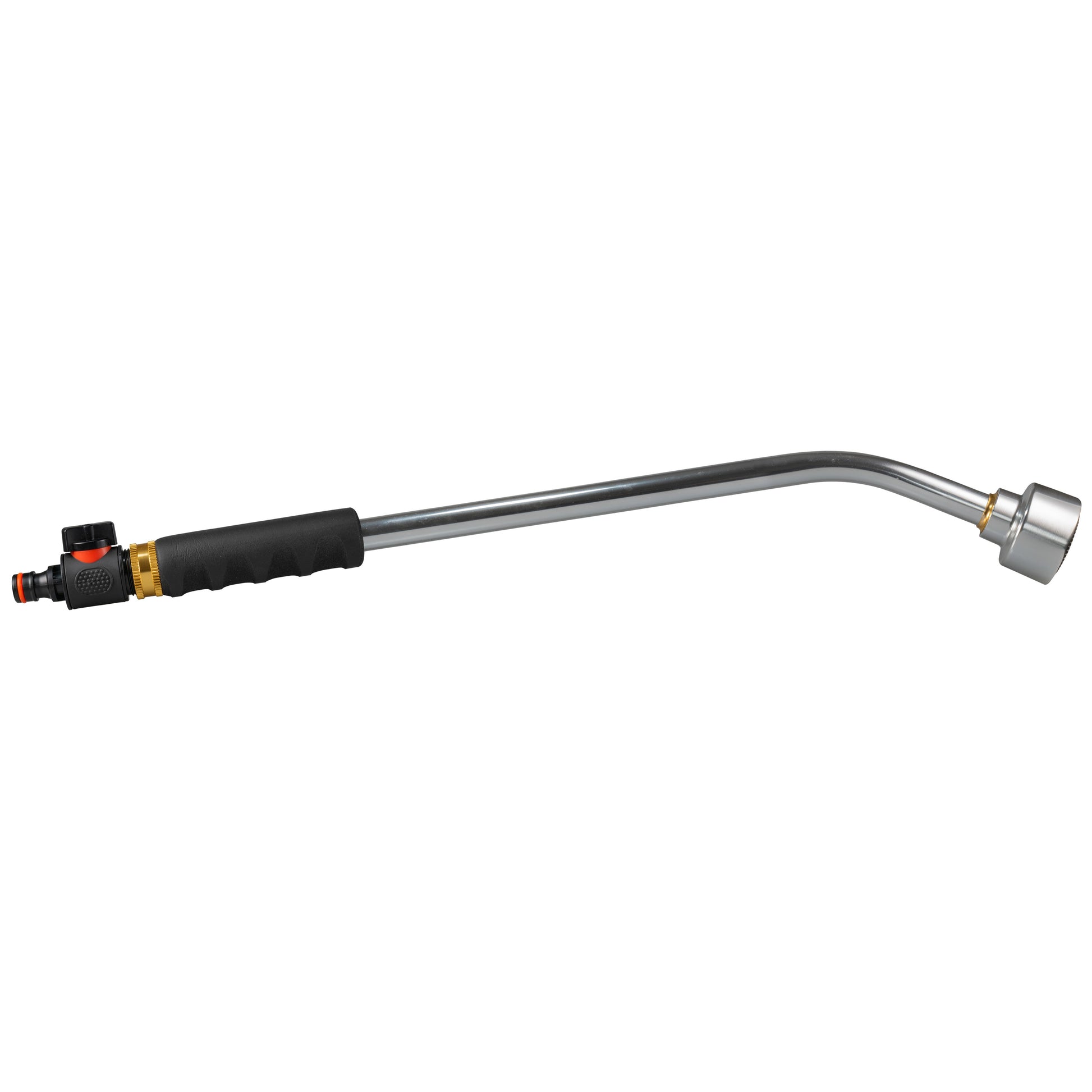 AP Supplies 50cm Garden Watering Lance with Quick Connect Valve (Black)
