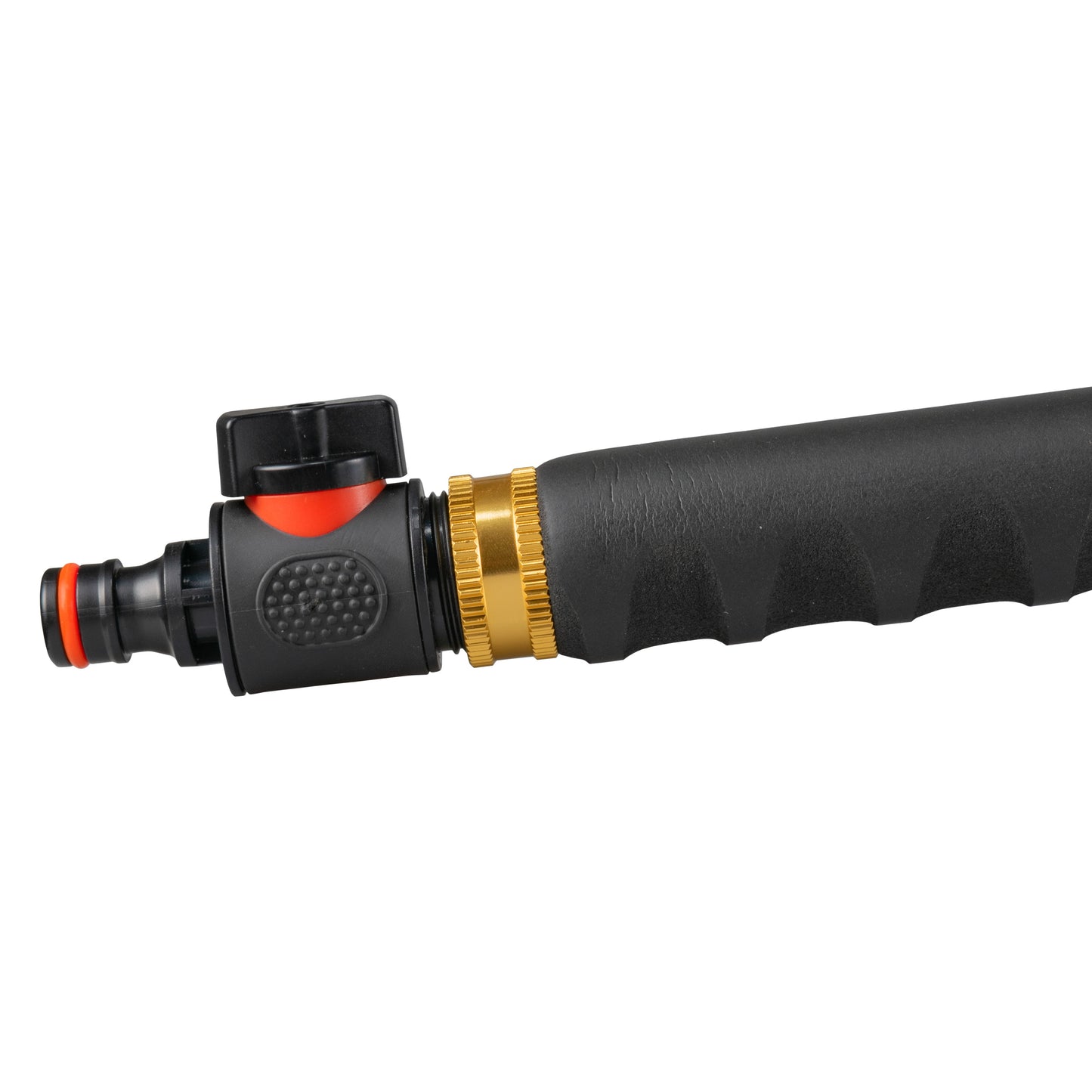 AP Supplies 50cm Garden Watering Lance with Quick Connect Valve (Black)