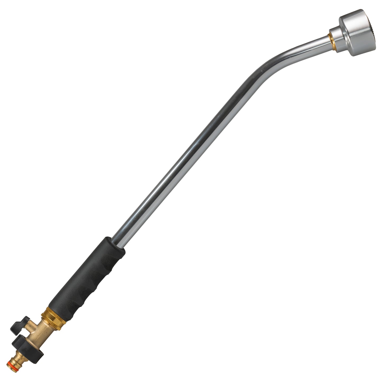 AP Supplies 50cm Garden Watering Lance with Brass Valve and Quick Connect Male