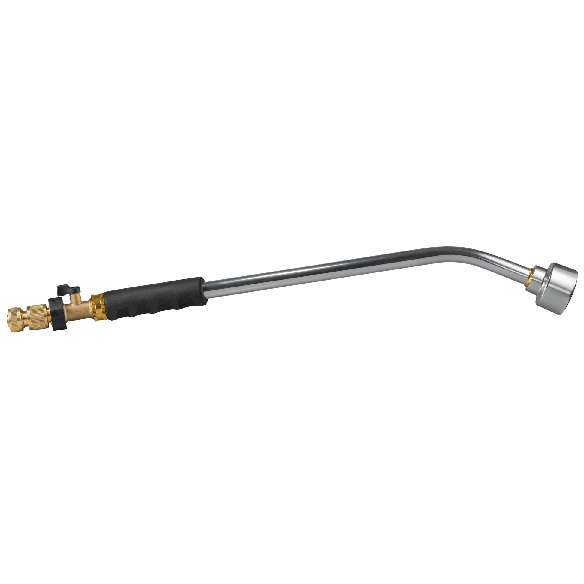 AP Supplies 50cm Garden Watering Lance with Brass Valve and Quick Connect Hose Connector