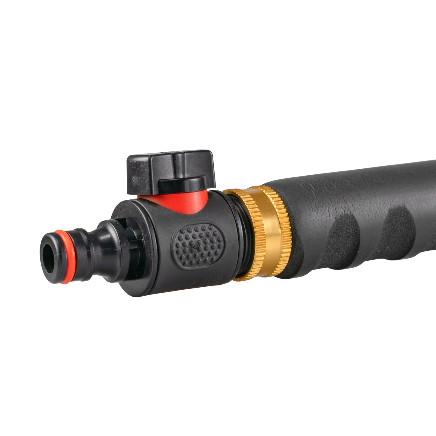 AP Supplies 75cm Garden Watering Lance with Quick Connect Valve (Black)