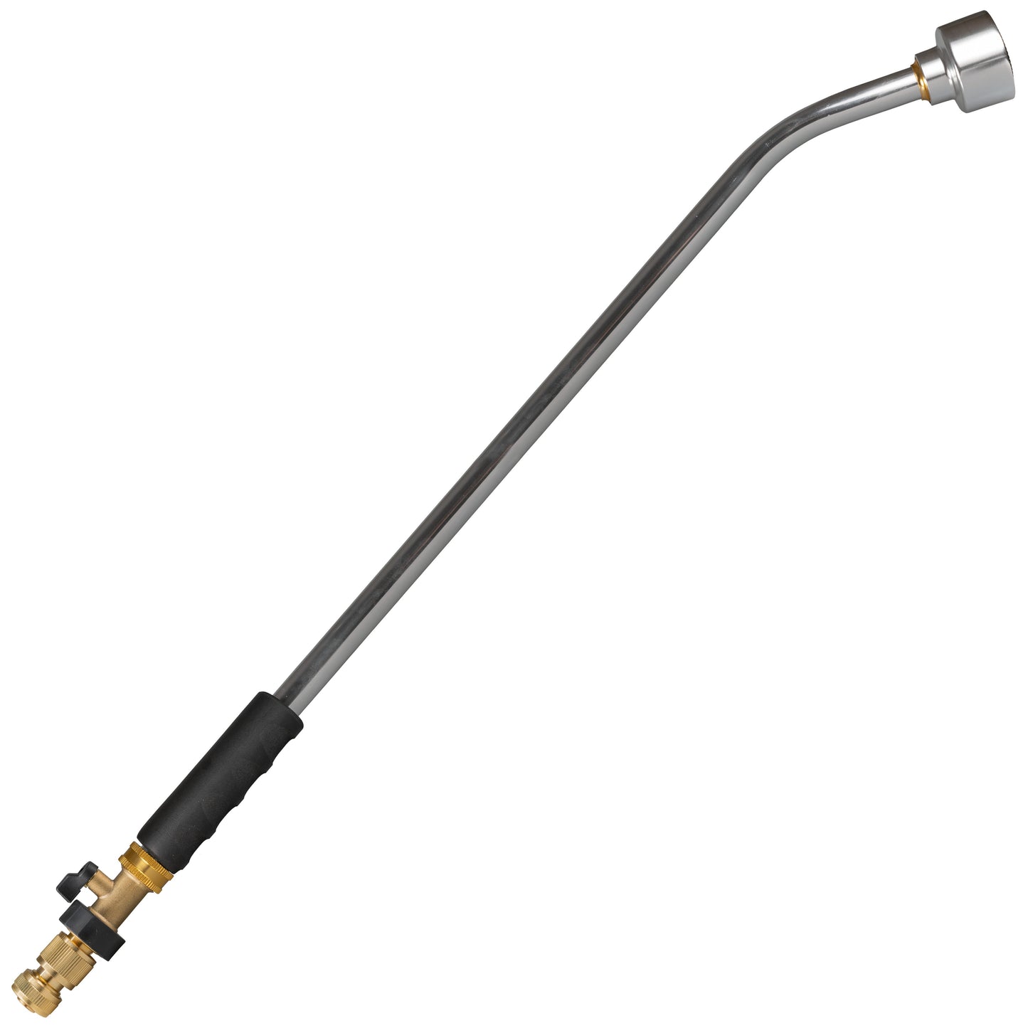 AP Supplies 75cm Garden Watering Lance with Brass Valve and Quick Connect Hose Connector