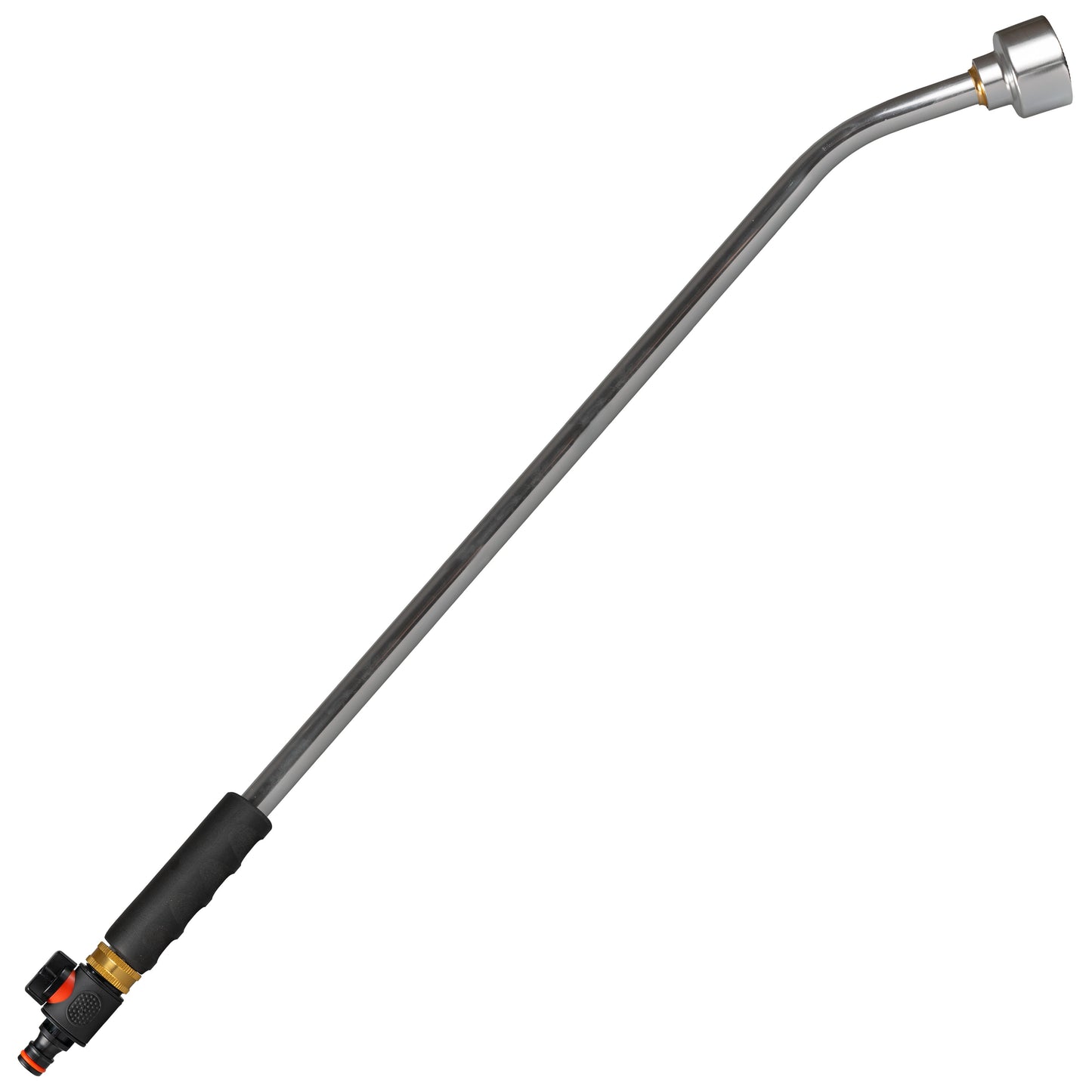 AP Supplies 90cm Garden Watering Lance with Quick Connect Valve (Black)