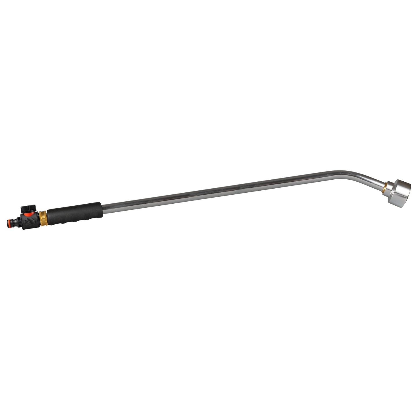 AP Supplies 90cm Garden Watering Lance with Quick Connect Valve (Black)