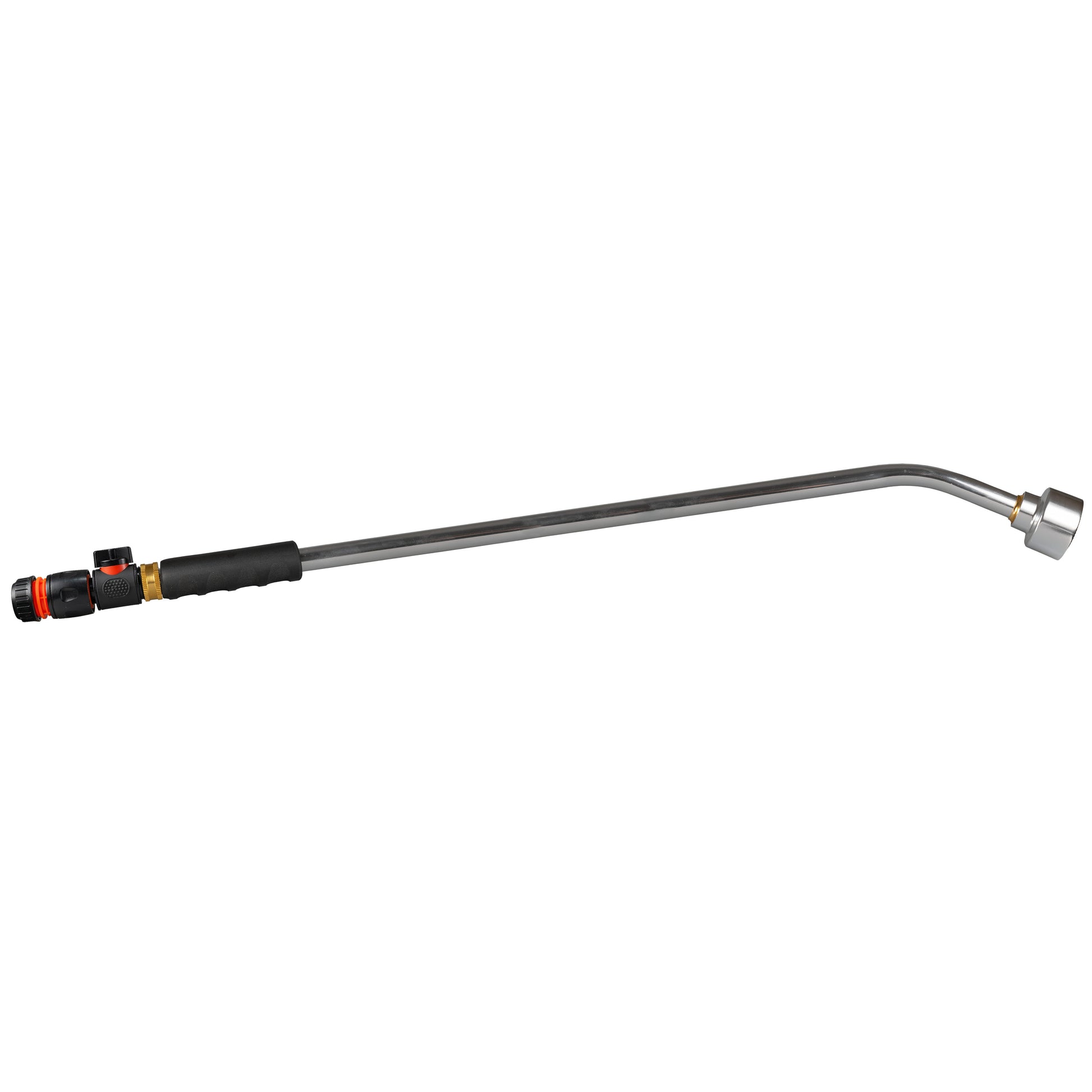 AP Supplies 90cm Garden Watering Lance with Quick Connect Valve (Black) and Hose Connector