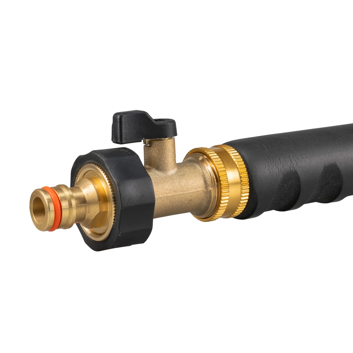 AP Supplies 90cm Garden Watering Lance with Brass Valve and Quick Connect Male