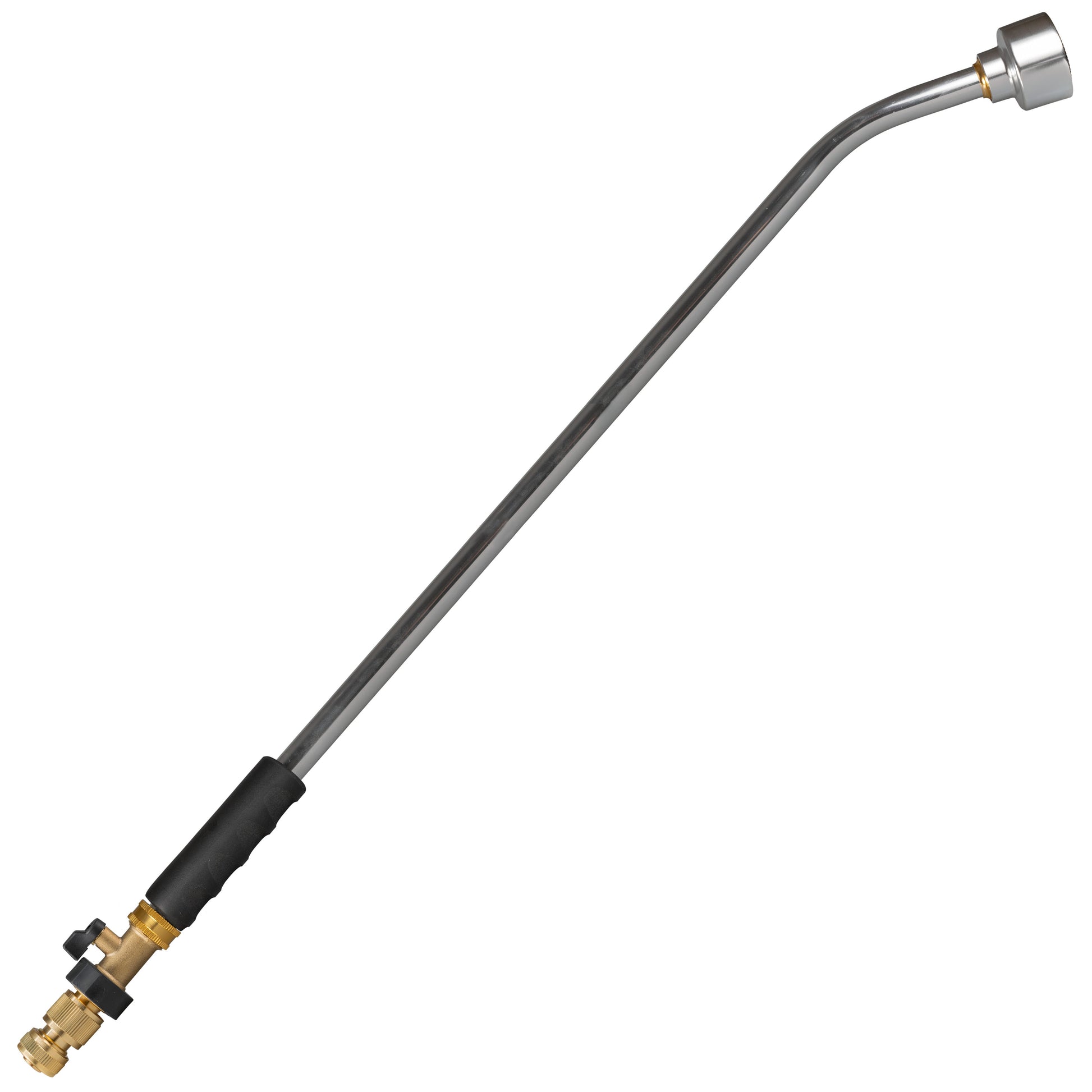 AP Supplies 90cm Garden Watering Lance with Brass Valve and Quick Connect Hose Connector