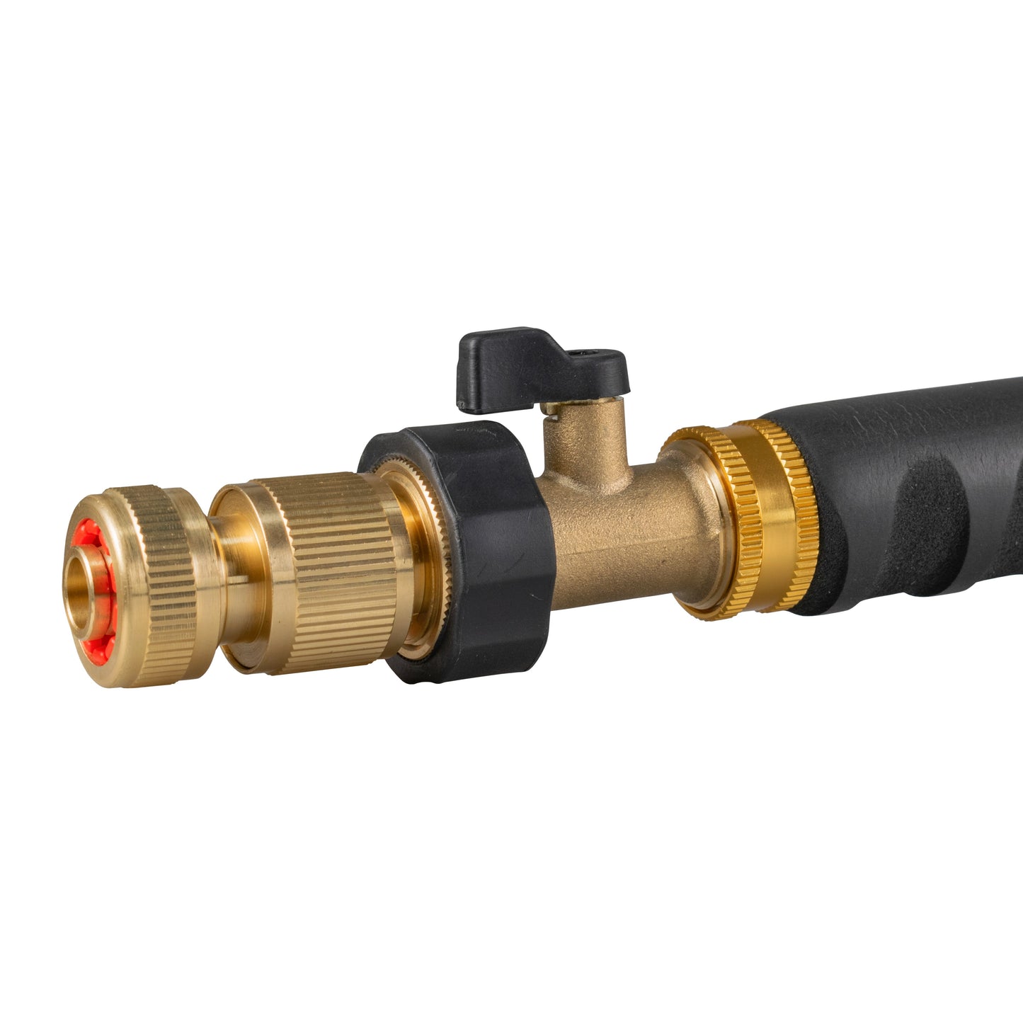 AP Supplies 90cm Garden Watering Lance with Brass Valve and Quick Connect Hose Connector