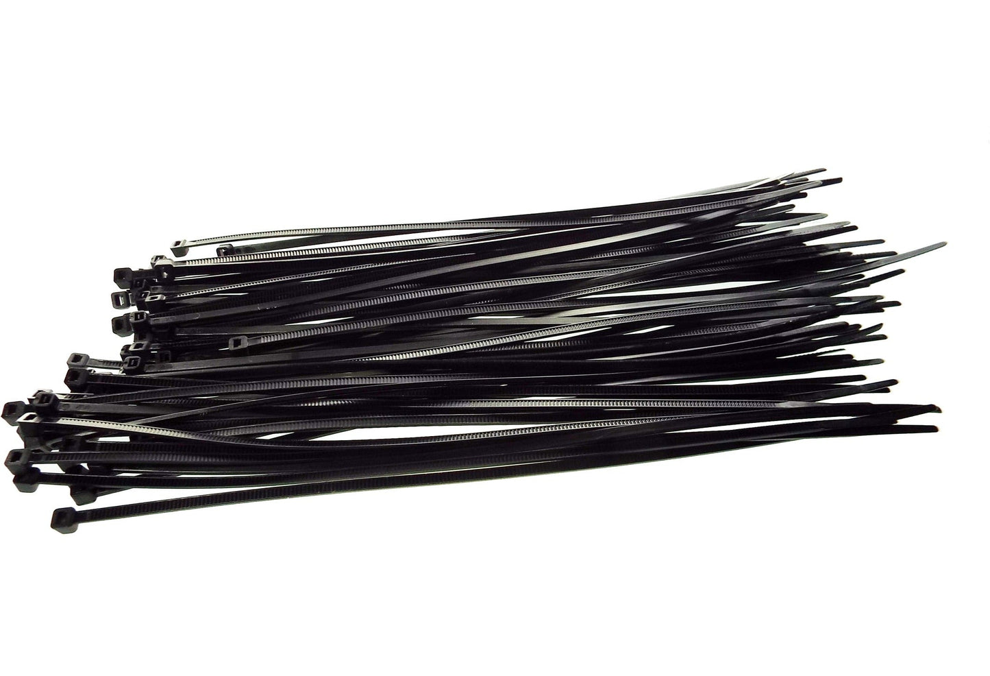 100 Cable Ties (2.5mm x 100mm) Black DIY Workshop Accessory Home and Garden Use