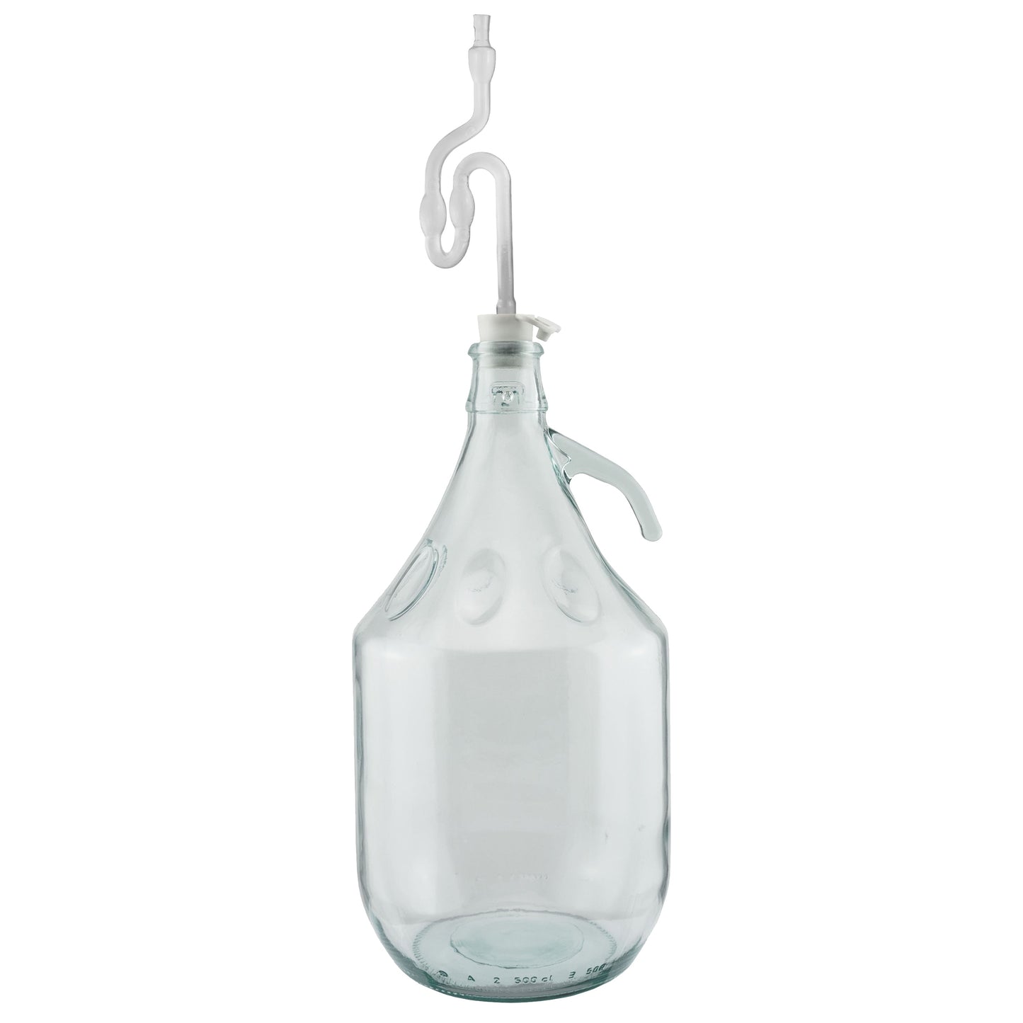 Glass Demijohn 5L 4 Pack Plain With Airlock and Bung for DIY Workshop Accessory