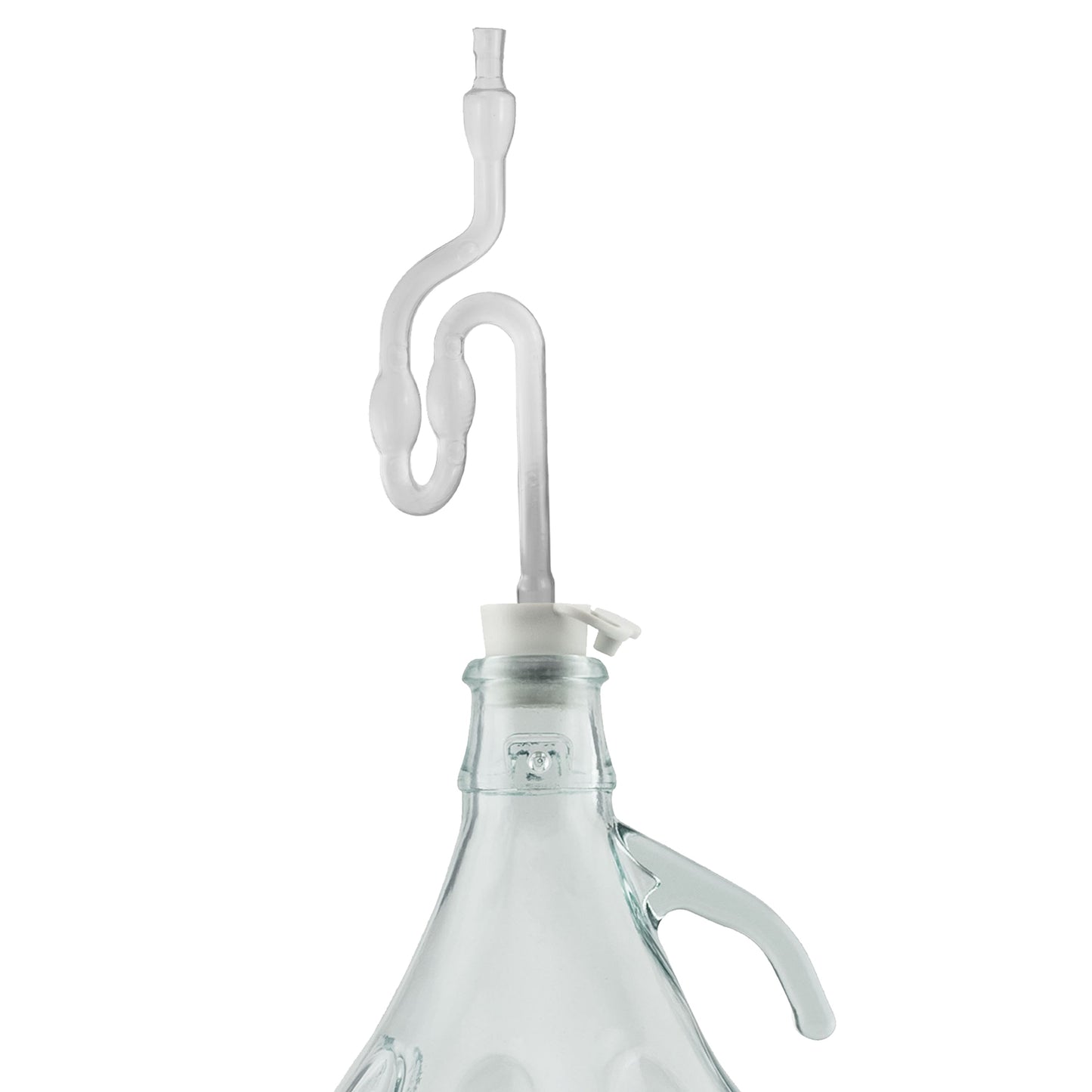 Glass Demijohn 5L 2 Pack Plain With Airlock, Bung and Tube Home and Garden Use
