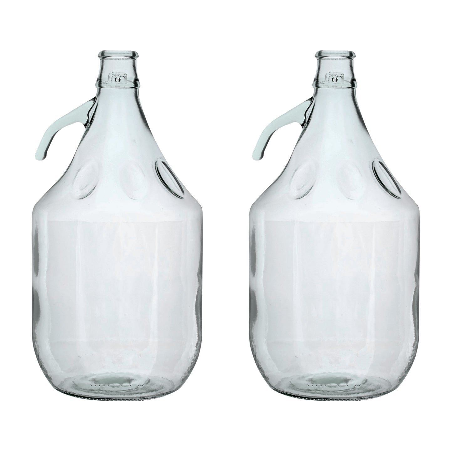 Glass Demijohn 5L 2 Pack Plain DIY Tool Accessory Home and Garden Use