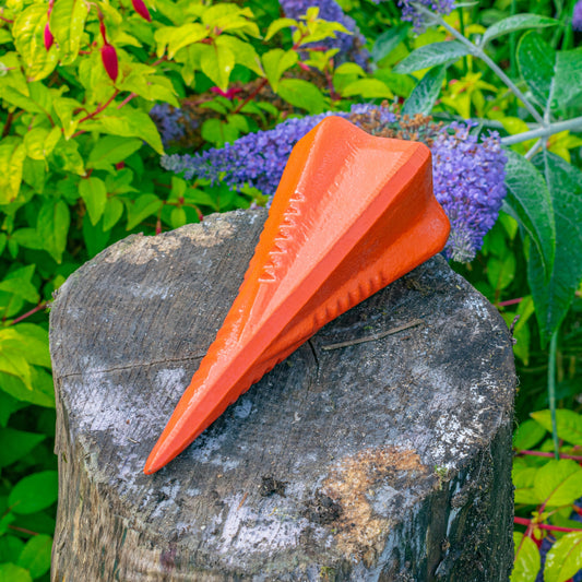 4LBS Heavy Duty Diamond Log Splitter Red DIY Tool Accessory Home and Garden Use