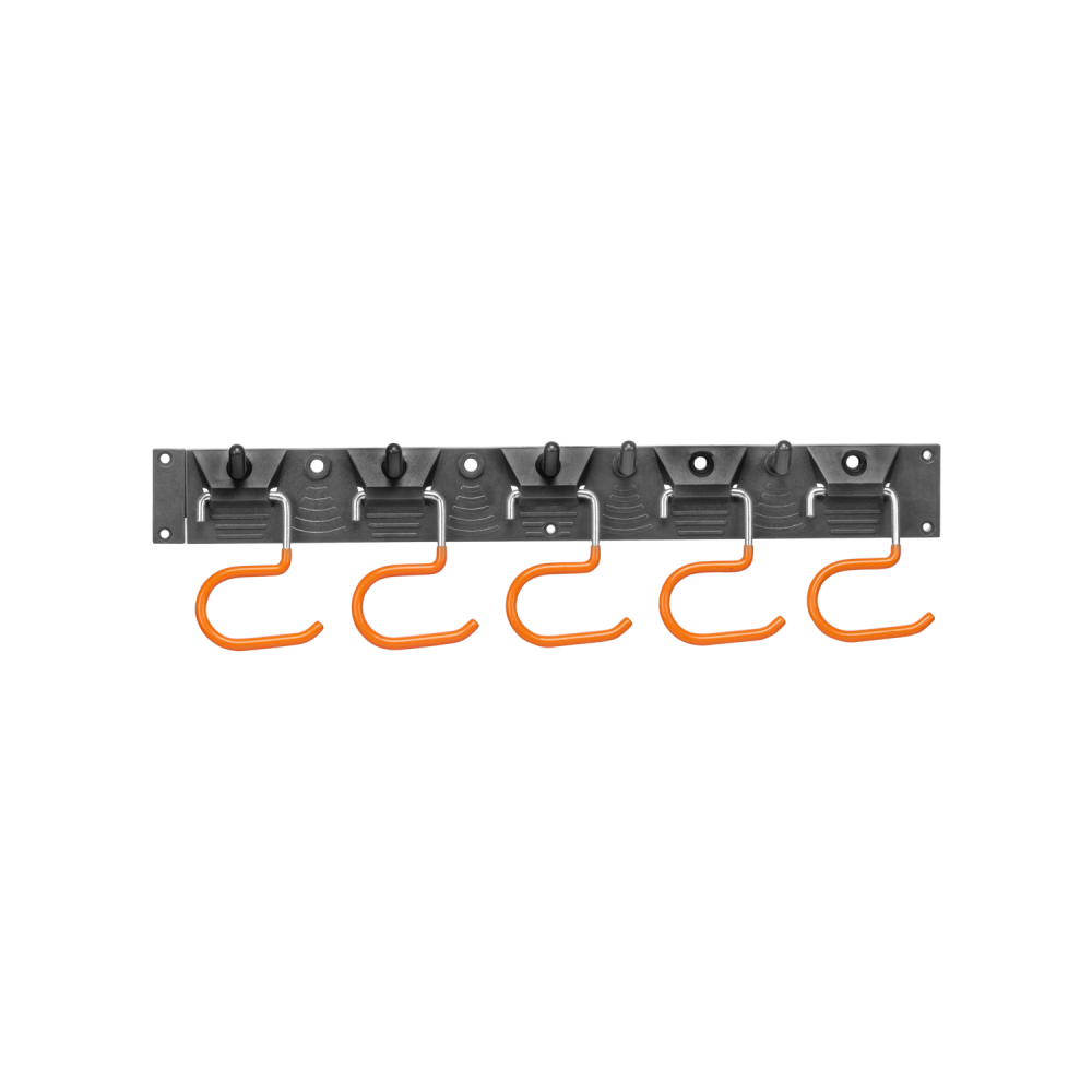 AP Supplies Tool Rail with Adjustable Peg Hooks and S Hanging Hooks