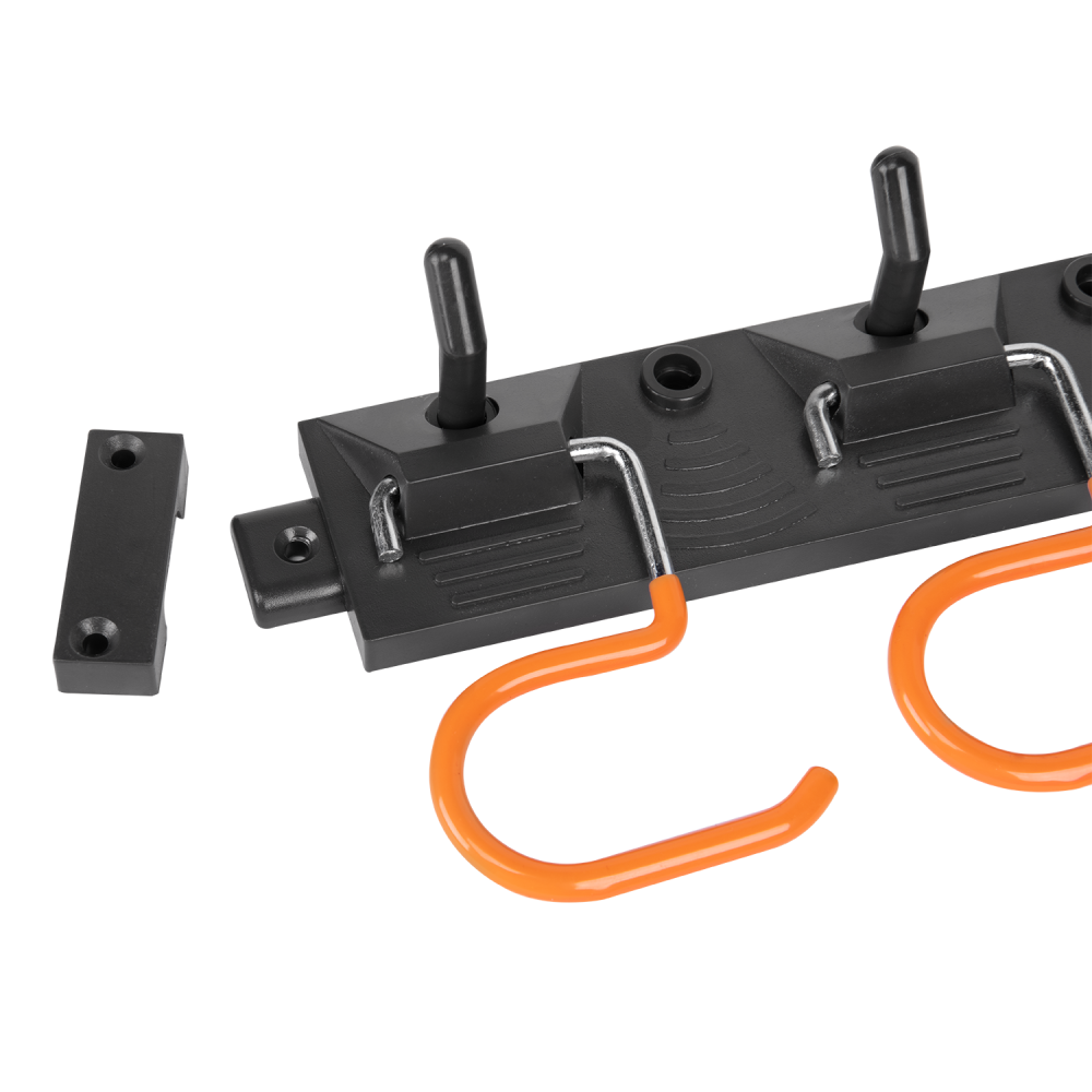 AP Supplies Tool Rail with Adjustable Peg Hooks and S Hanging Hooks