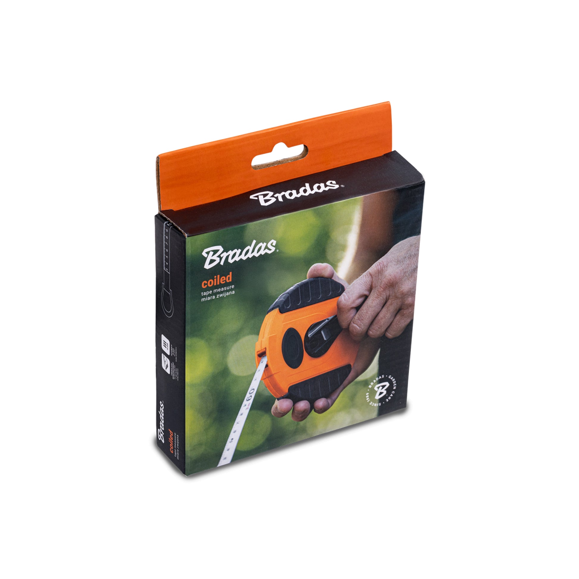 AP Supplies Fibreglass Coiled Tape Measure 13mm Wide Black/Orange (20m-50m) - 30 metres -Pack of 10