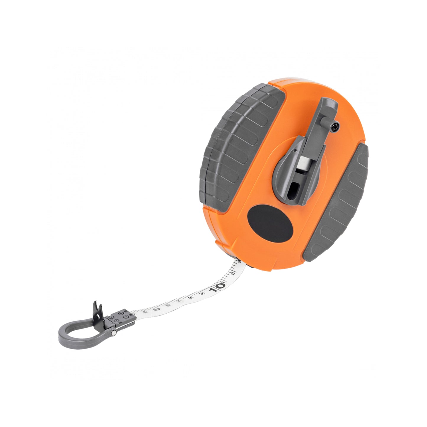 AP Supplies Fibreglass Coiled Tape Measure 13mm Wide Black/Orange (20m-50m) - 30 metres