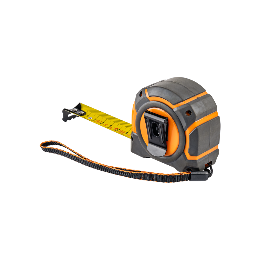 AP Supplies Snap Tape Measure 25mm Wide with Belt Clip (5m-10m) - 10 metres - Pack of 12