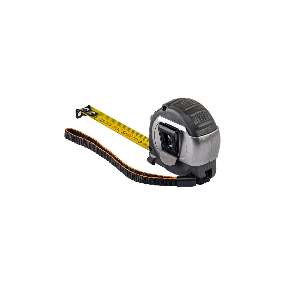 AP Supplies COAL Tape Measure 16mm Wide with Magnetic Tip and Belt Clip (3m) - 3m - Pack of 12