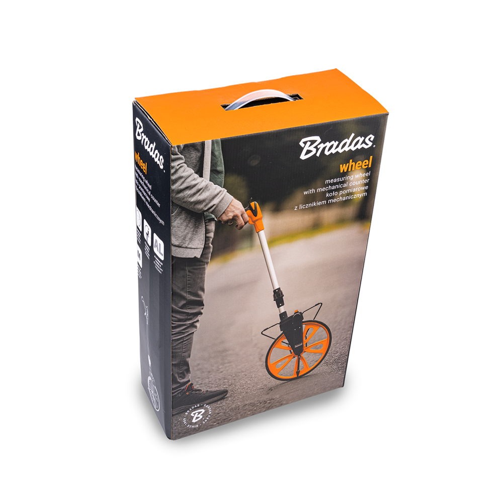 AP Supplies Measuring Wheel with Mechanical Counter and Folding Handle