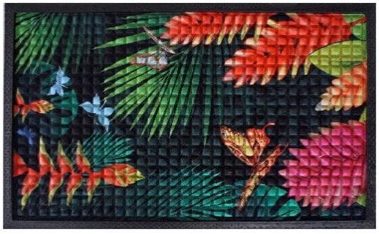 Doormat 75cm x 45cm - Fingertip Type C - Absorbent Coir Mat for Indoor Outdoor