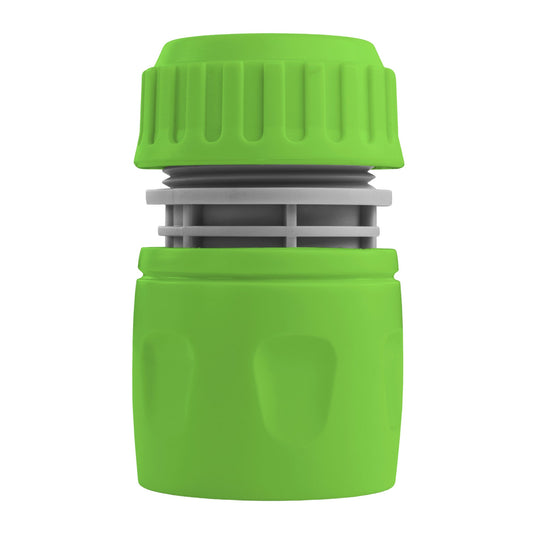 Female Hose Connector, 1/2in or 5/8in Hose, Green Gray for Garden Irrigation Kit