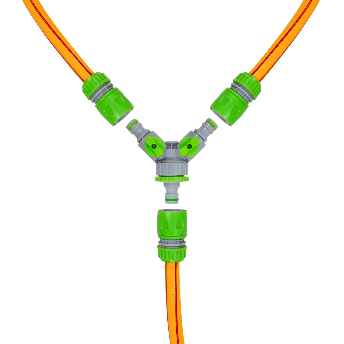 Dog Shower Mix Hot Cold Water Yellow Lime with Valves for Multi Function Sprayer