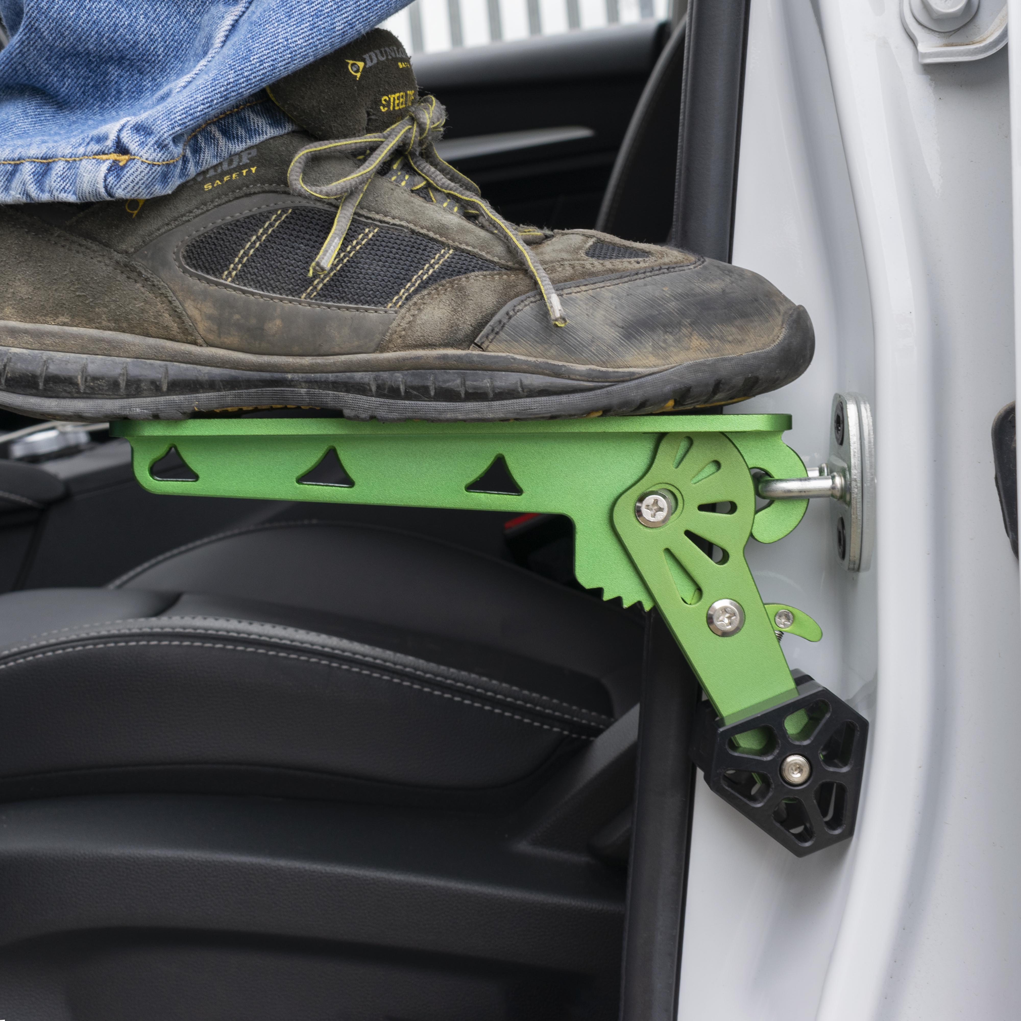 Car Door Step Type E Green - ultimate solution for convenient rooftop ...