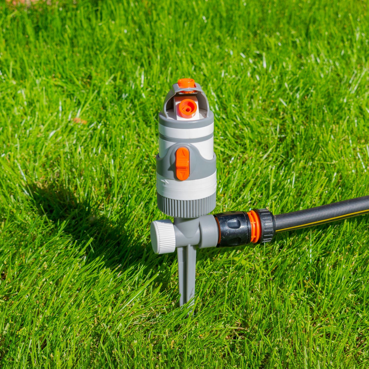 2-Pattern Gear Drive Sprinkler White Line Lawn Sprinkler Drip Irrigation Fitting